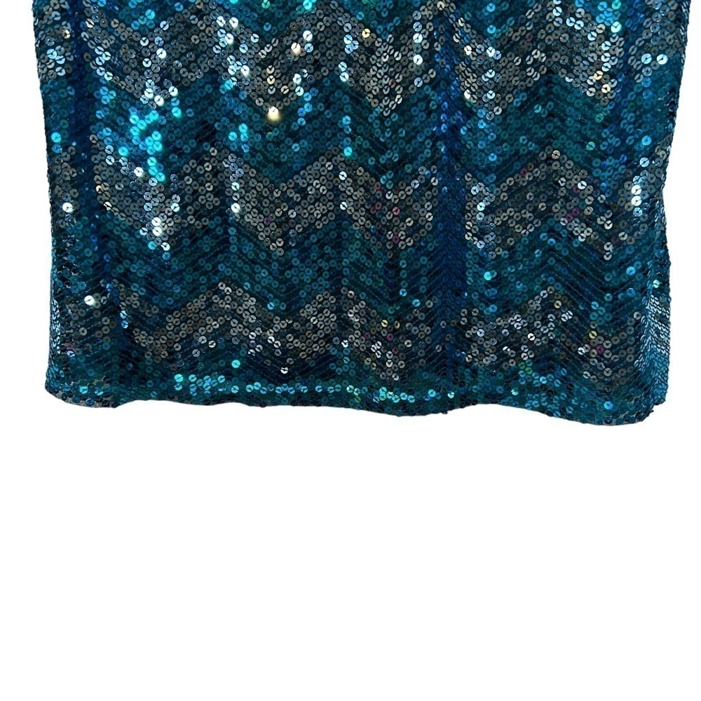 Coldwater Creek Sequin Chevron Pattern Sleeveless… - image 5